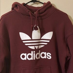 Adidas Burgundy Hoodie